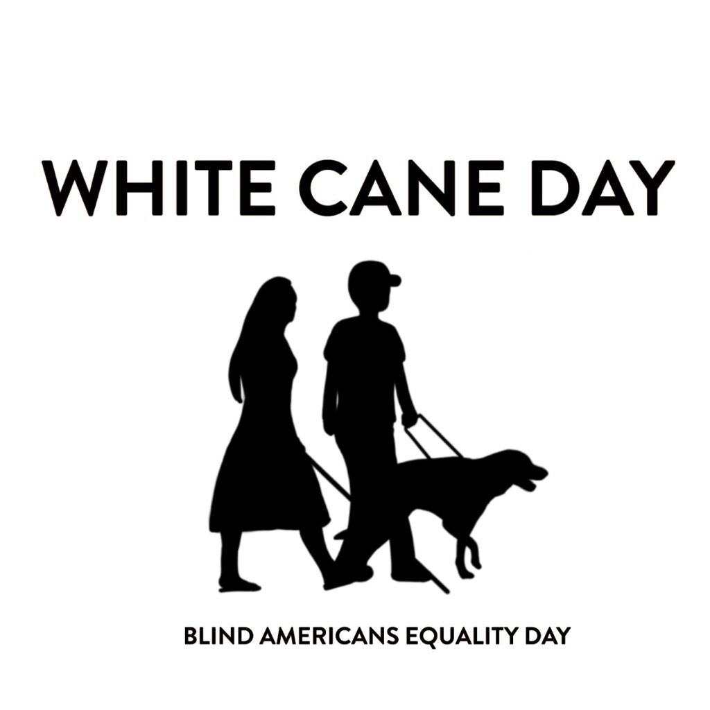 White Cane Day logo